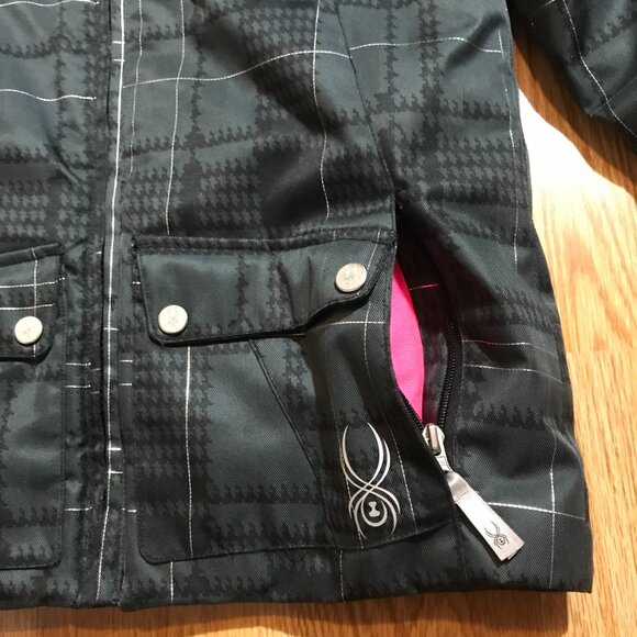 Spyder Girls Evar Winter Ski Jacket Size 16 - Picture 4 of 13
